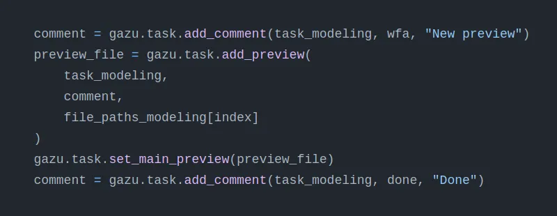 SDK client Python